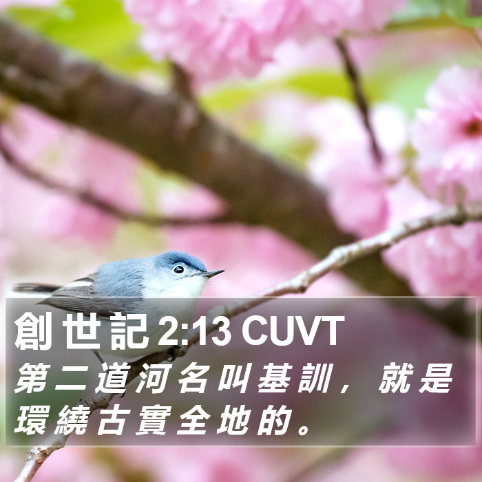 創 世 記 2:13 CUVT Bible Study