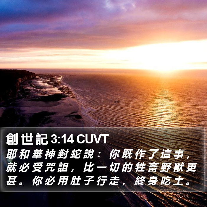 創 世 記 3:14 CUVT Bible Study