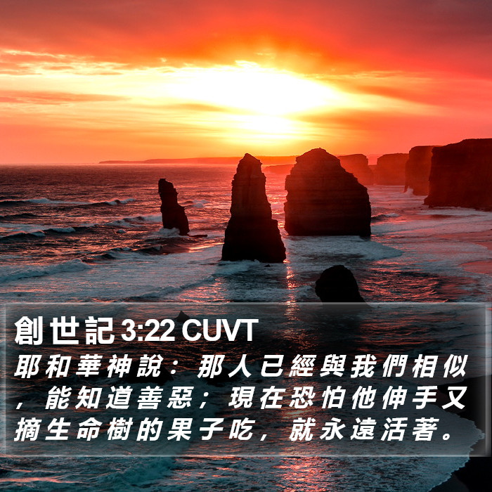 創 世 記 3:22 CUVT Bible Study