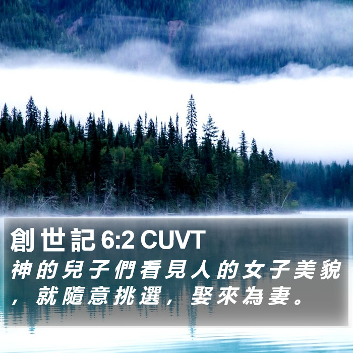 創 世 記 6:2 CUVT Bible Study