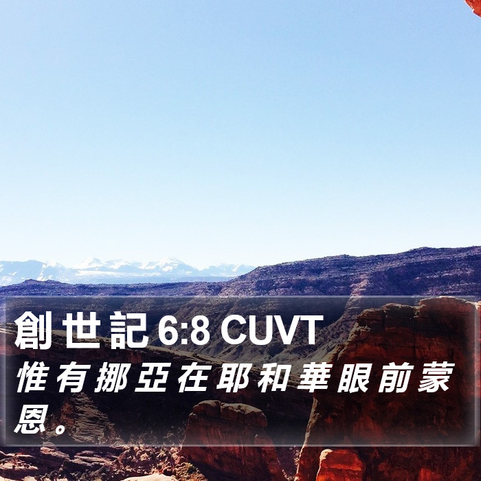 創 世 記 6:8 CUVT Bible Study