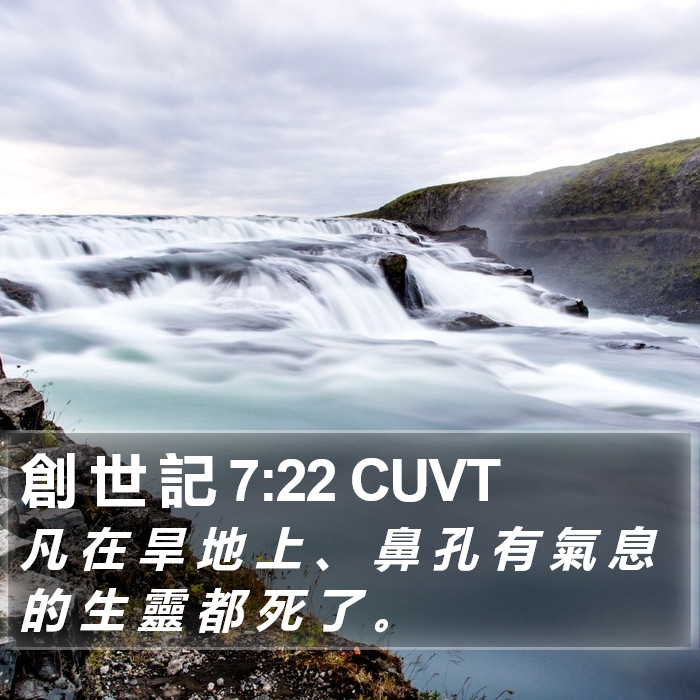 創 世 記 7:22 CUVT Bible Study