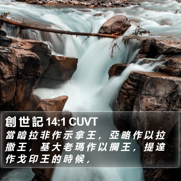 創 世 記 14:1 CUVT Bible Study