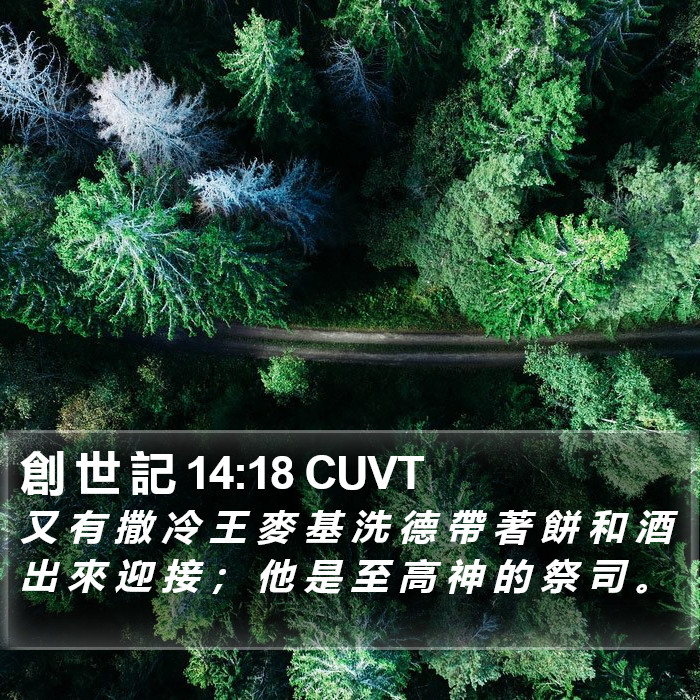 創 世 記 14:18 CUVT Bible Study