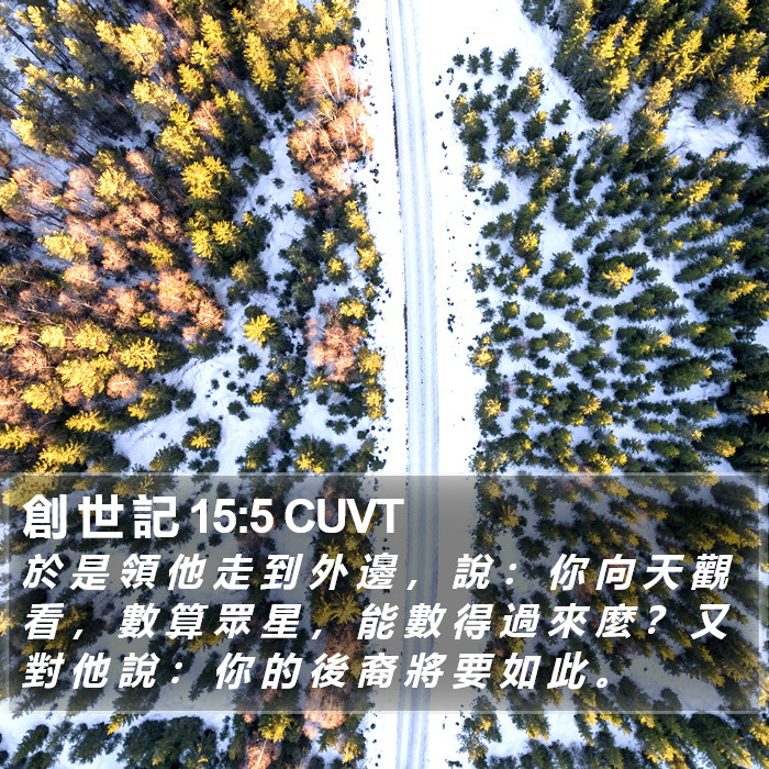 創 世 記 15:5 CUVT Bible Study