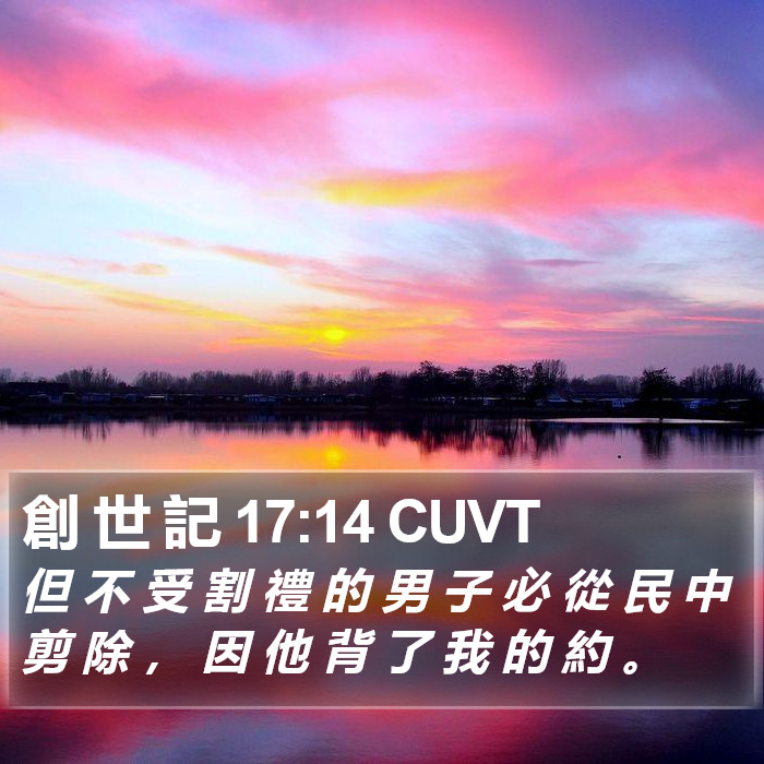 創 世 記 17:14 CUVT Bible Study