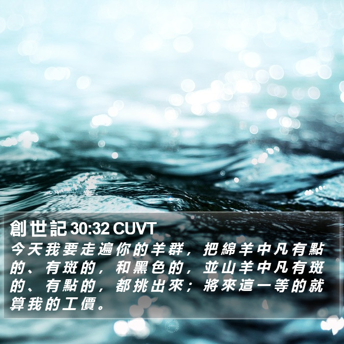 創 世 記 30:32 CUVT Bible Study