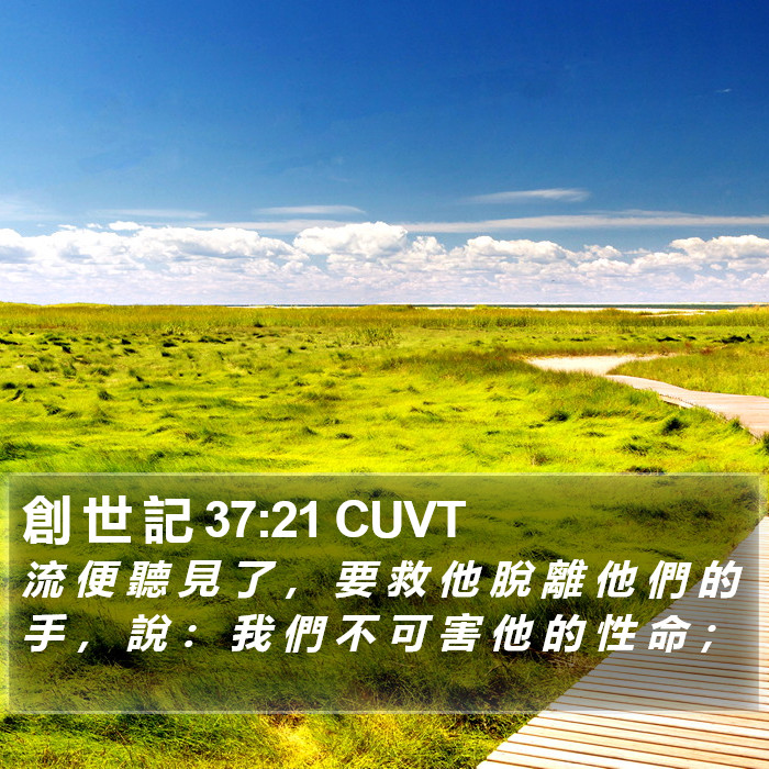 創 世 記 37:21 CUVT Bible Study