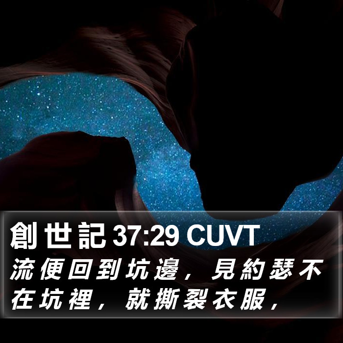 創 世 記 37:29 CUVT Bible Study