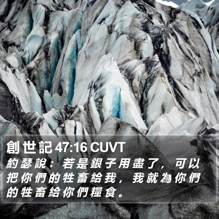 創 世 記 47:16 CUVT Bible Study