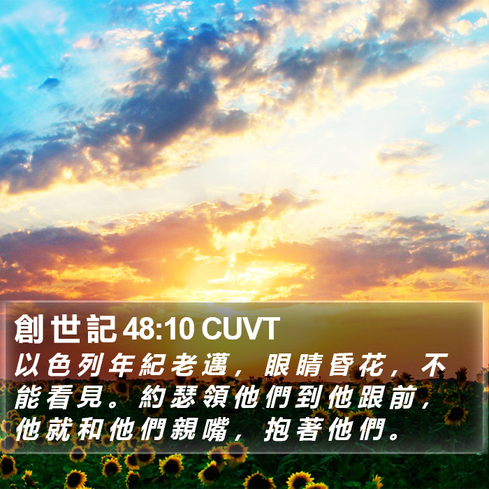創 世 記 48:10 CUVT Bible Study