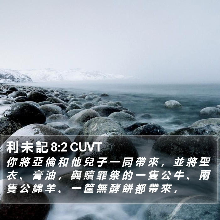 利 未 記 8:2 CUVT Bible Study