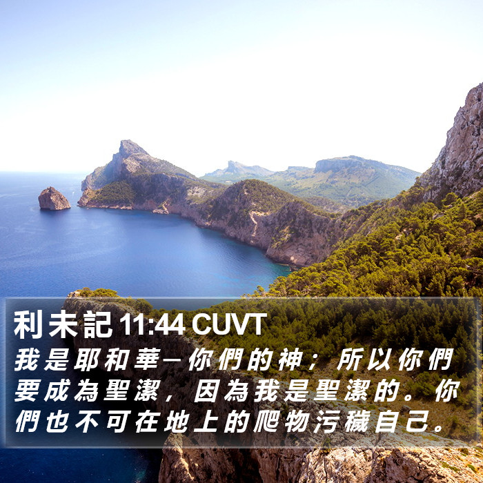 利 未 記 11:44 CUVT Bible Study