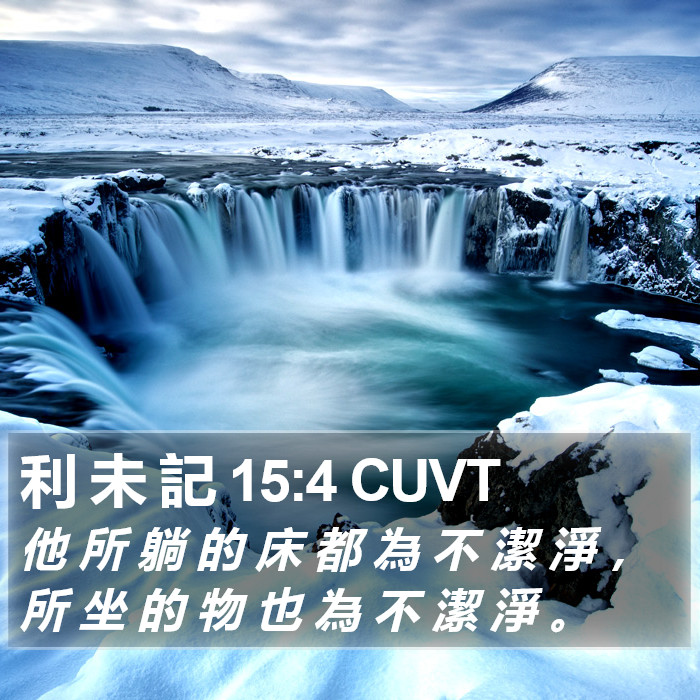 利 未 記 15:4 CUVT Bible Study