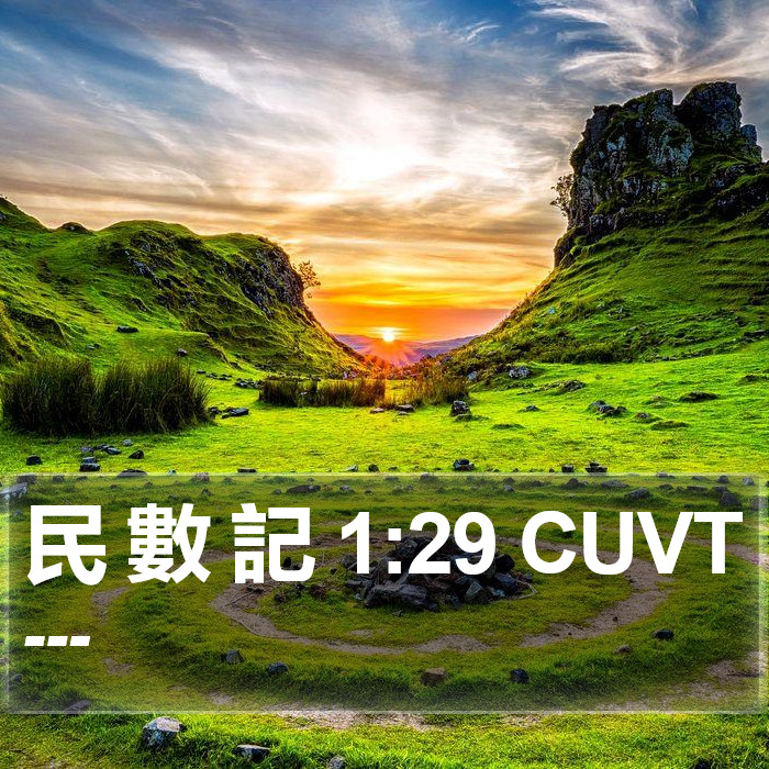 民 數 記 1:29 CUVT Bible Study