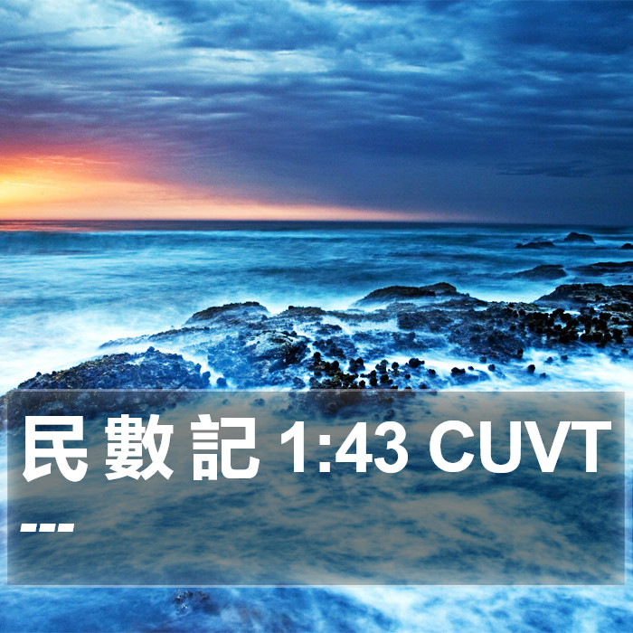 民 數 記 1:43 CUVT Bible Study