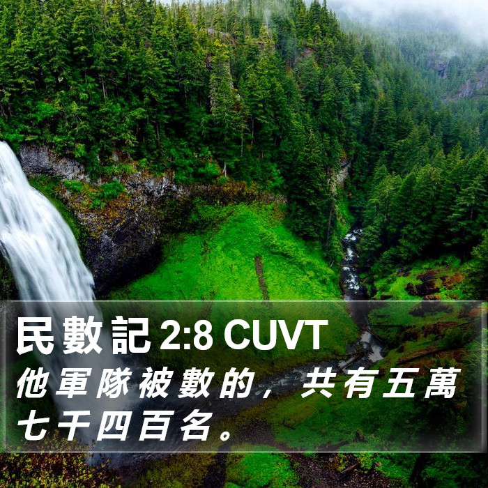 民 數 記 2:8 CUVT Bible Study