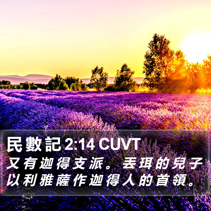 民 數 記 2:14 CUVT Bible Study
