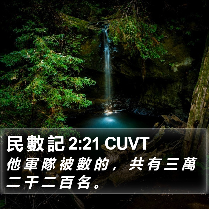 民 數 記 2:21 CUVT Bible Study