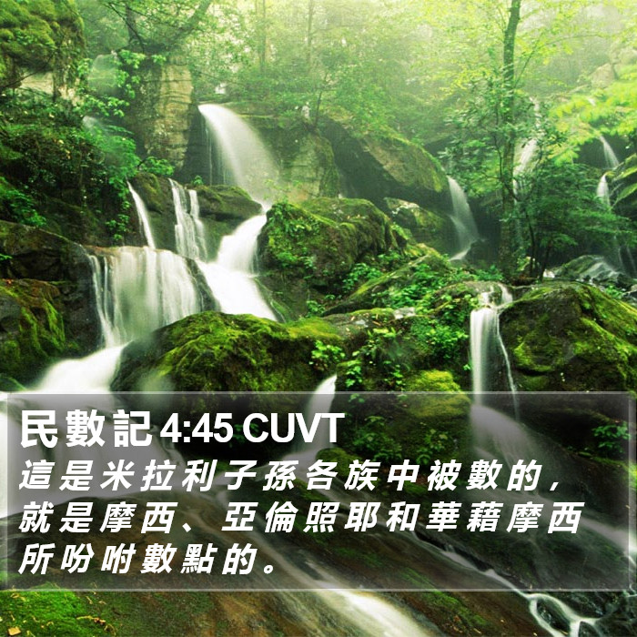 民 數 記 4:45 CUVT Bible Study