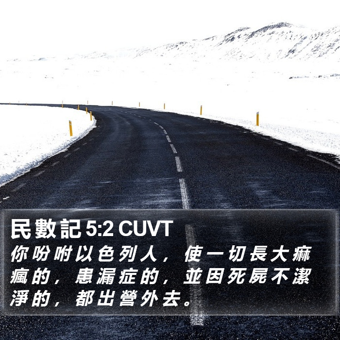 民 數 記 5:2 CUVT Bible Study