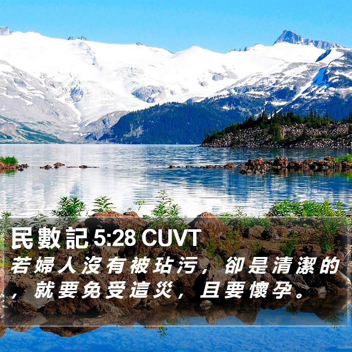 民 數 記 5:28 CUVT Bible Study