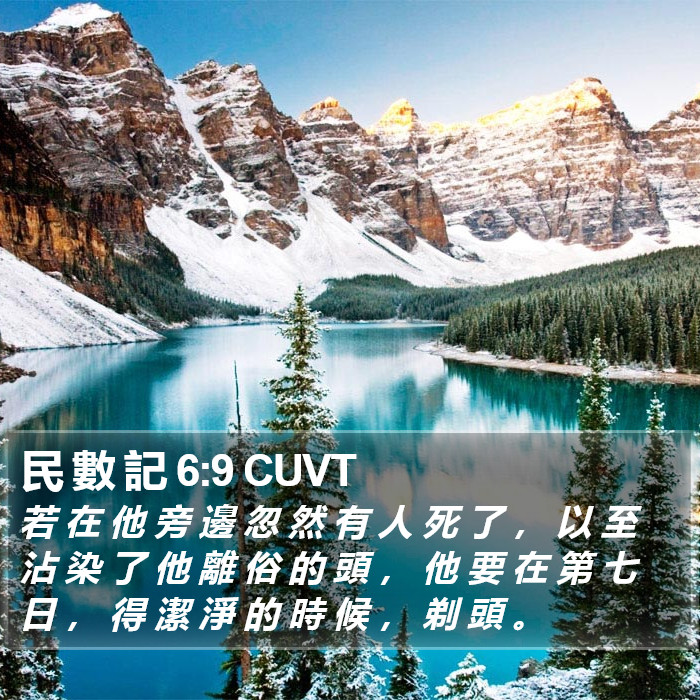 民 數 記 6:9 CUVT Bible Study