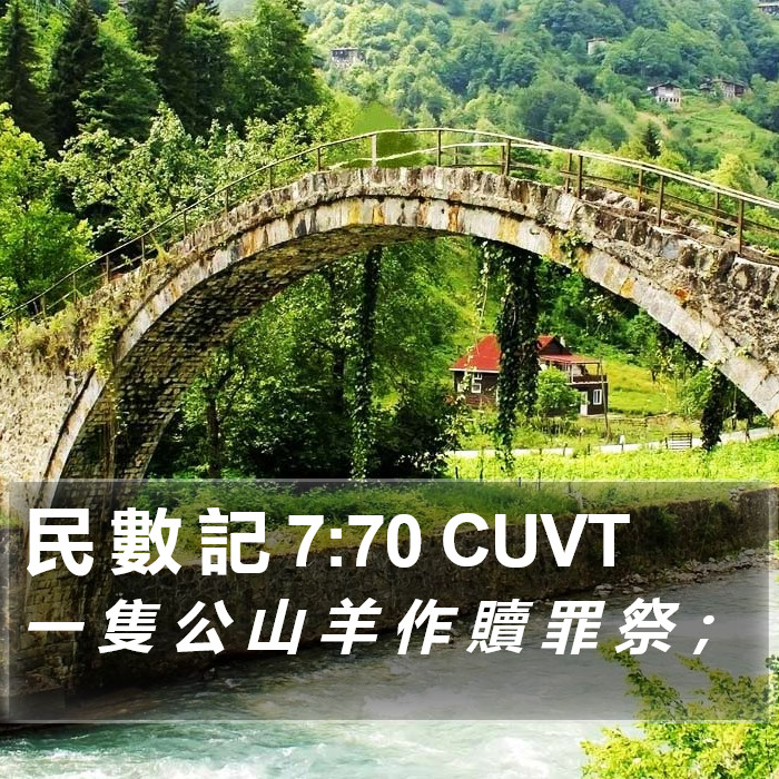 民 數 記 7:70 CUVT Bible Study