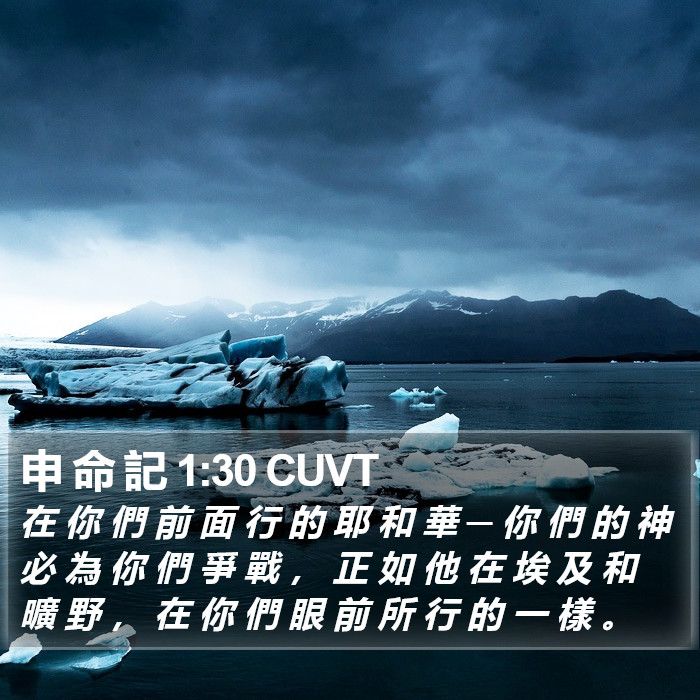 申 命 記 1:30 CUVT Bible Study