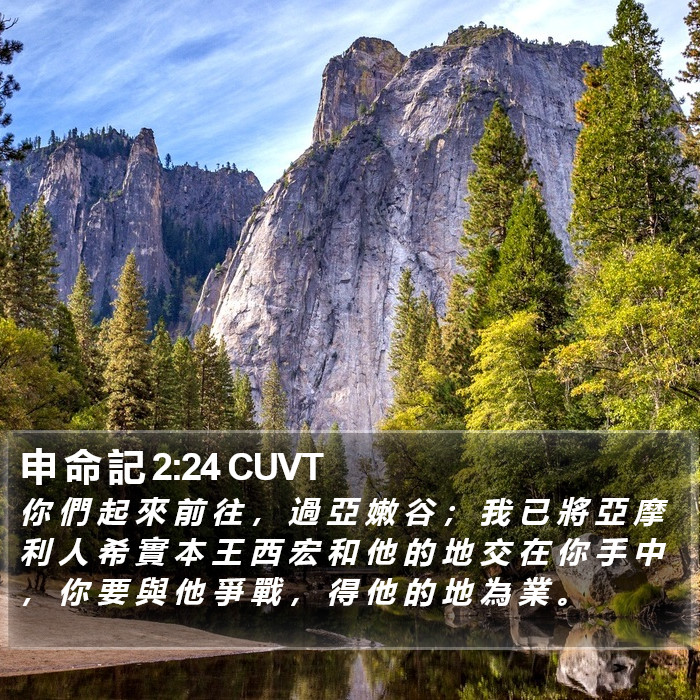 申 命 記 2:24 CUVT Bible Study