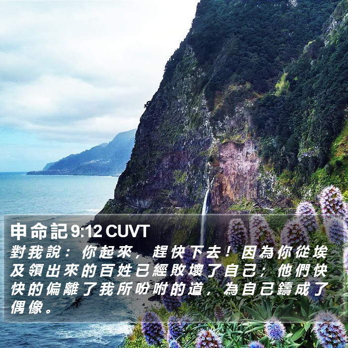 申 命 記 9:12 CUVT Bible Study