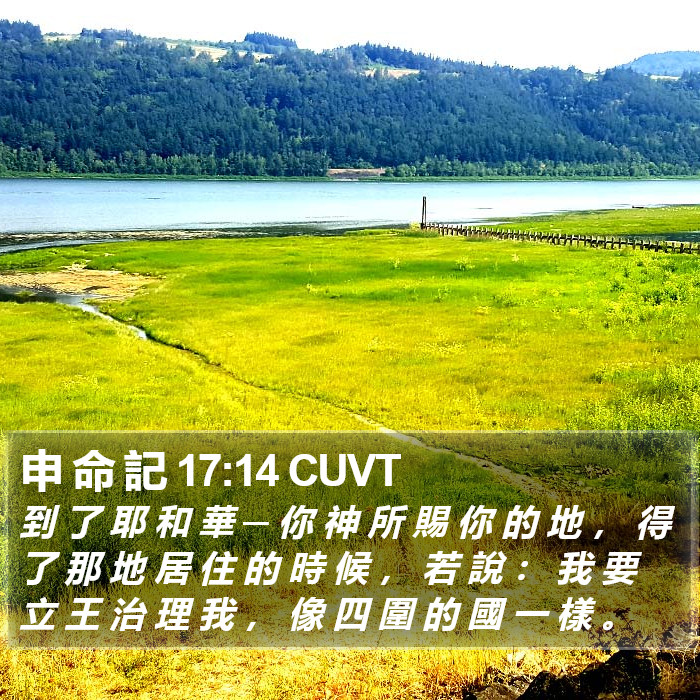 申 命 記 17:14 CUVT Bible Study