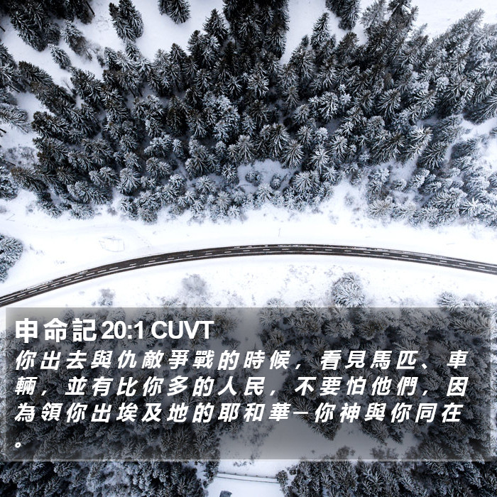 申 命 記 20:1 CUVT Bible Study