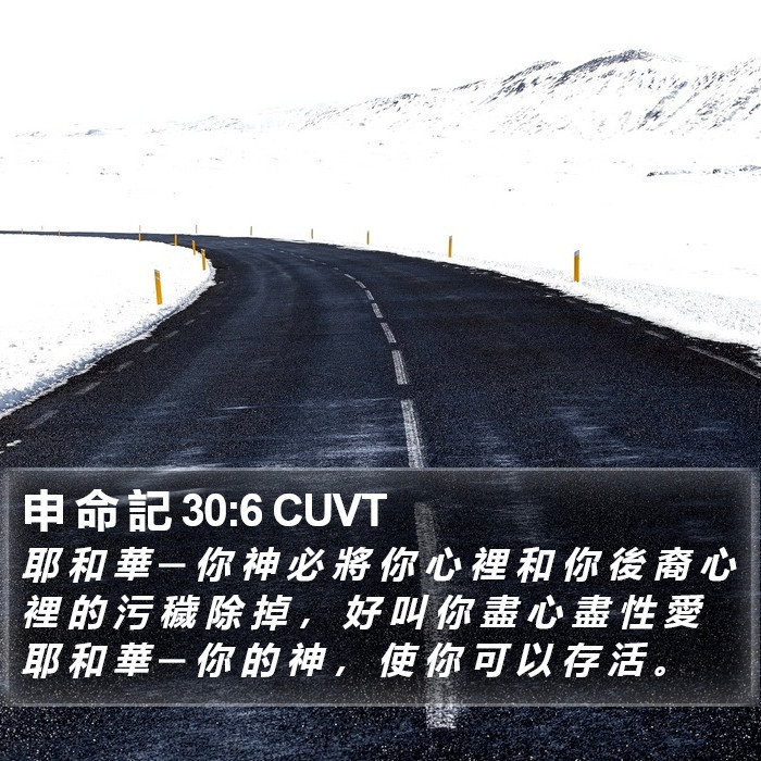 申 命 記 30:6 CUVT Bible Study