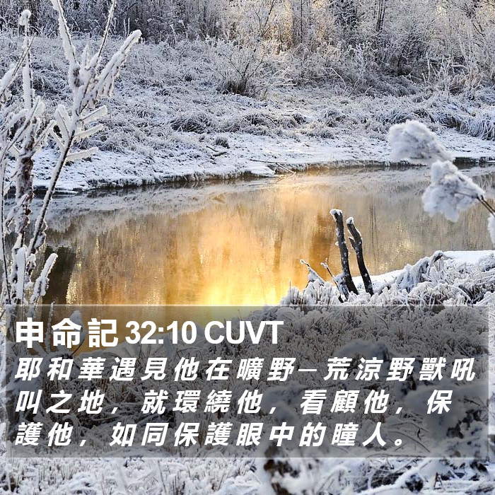 申 命 記 32:10 CUVT Bible Study