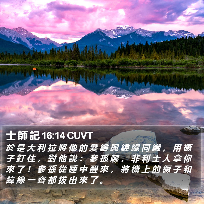 士 師 記 16:14 CUVT Bible Study