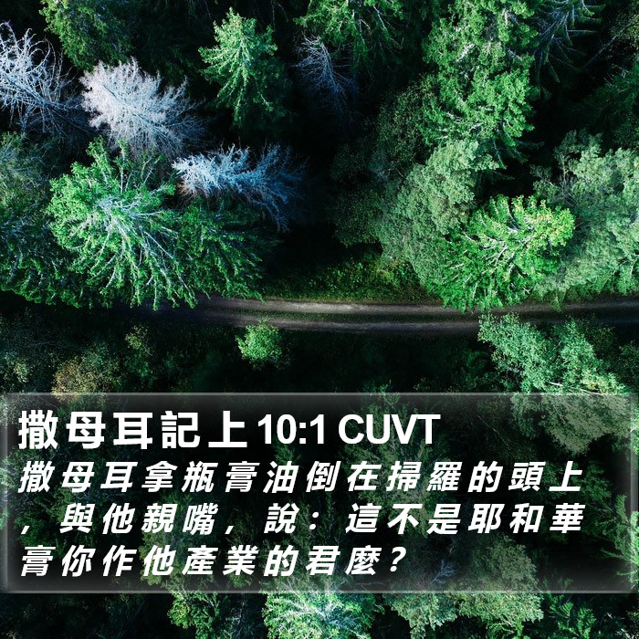 撒 母 耳 記 上 10:1 CUVT Bible Study