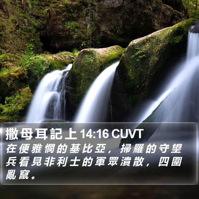 撒 母 耳 記 上 14:16 CUVT Bible Study