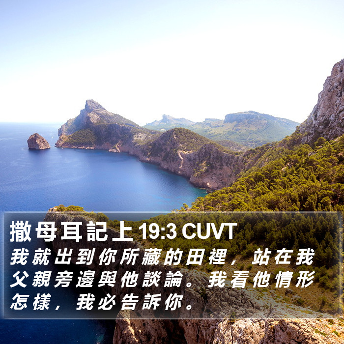 撒 母 耳 記 上 19:3 CUVT Bible Study