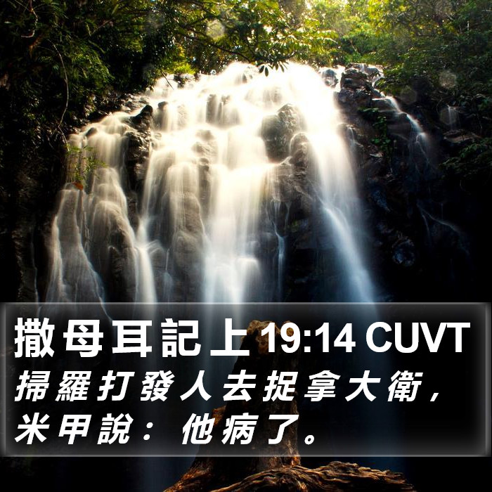 撒 母 耳 記 上 19:14 CUVT Bible Study