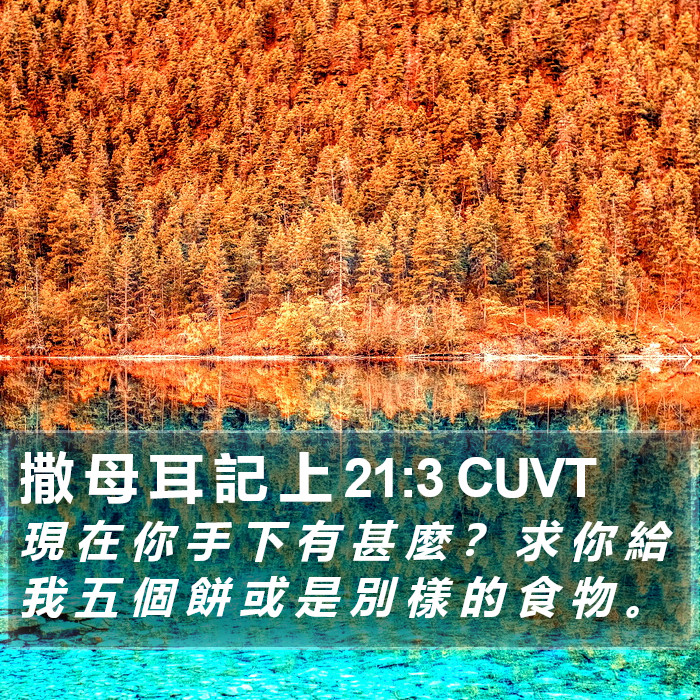 撒 母 耳 記 上 21:3 CUVT Bible Study