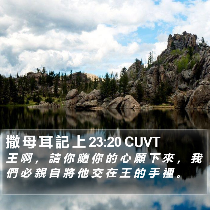 撒 母 耳 記 上 23:20 CUVT Bible Study