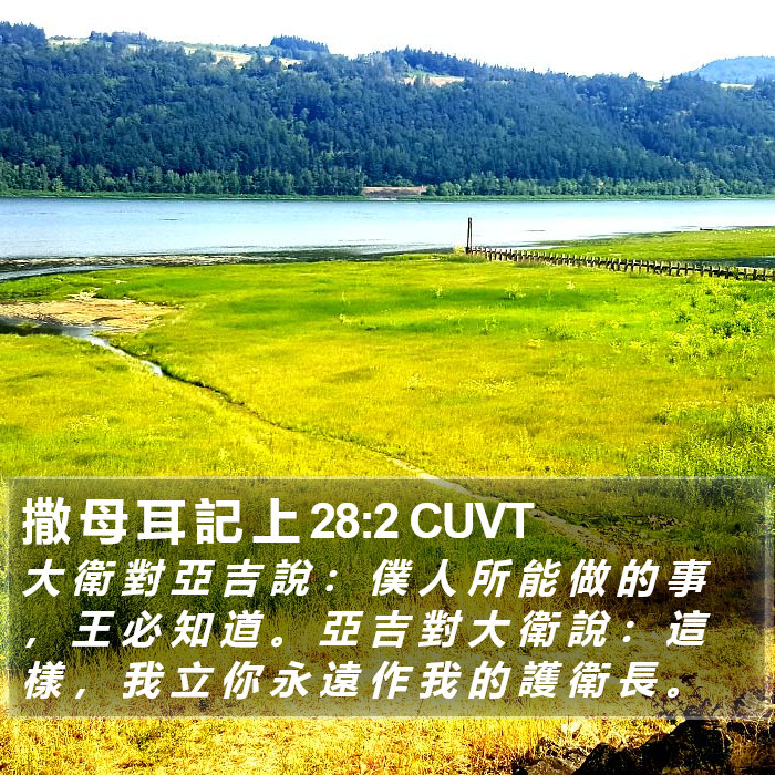 撒 母 耳 記 上 28:2 CUVT Bible Study