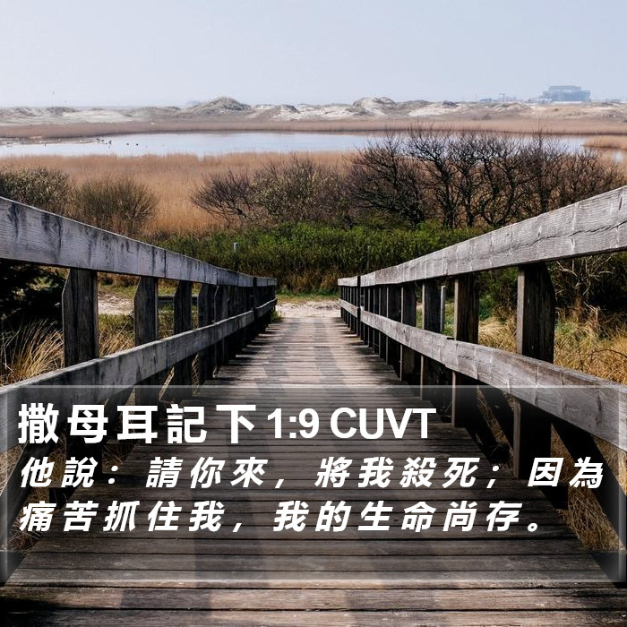 撒 母 耳 記 下 1:9 CUVT Bible Study