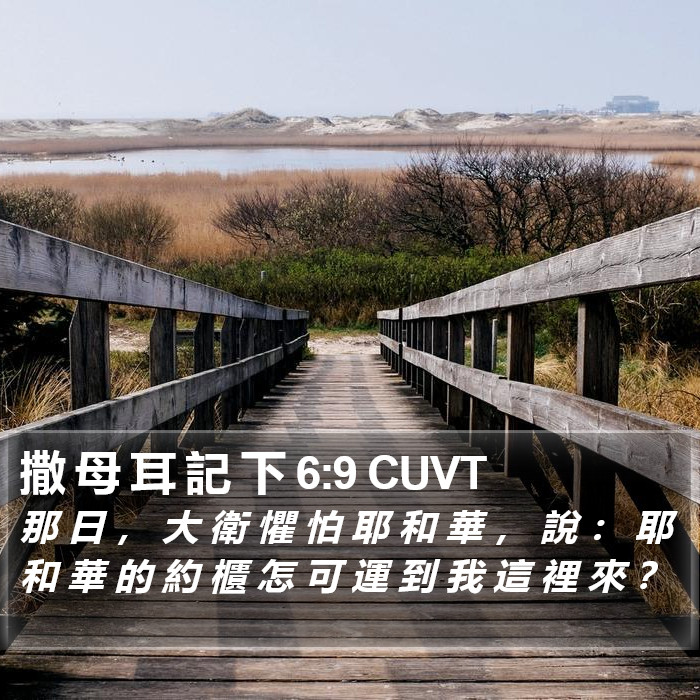 撒 母 耳 記 下 6:9 CUVT Bible Study