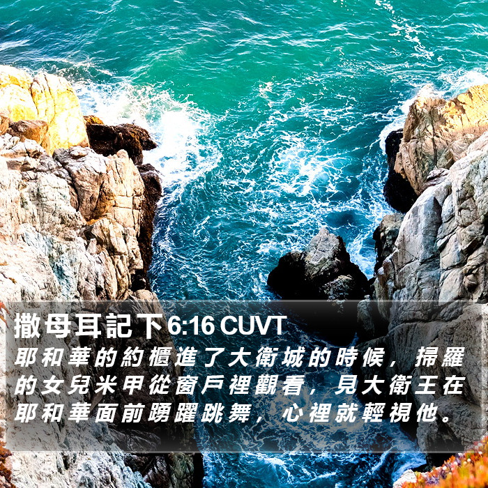 撒 母 耳 記 下 6:16 CUVT Bible Study