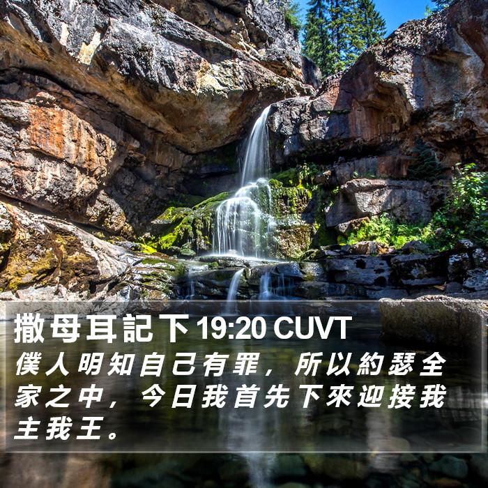 撒 母 耳 記 下 19:20 CUVT Bible Study