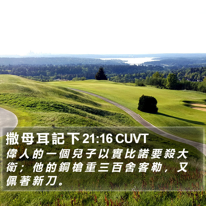 撒 母 耳 記 下 21:16 CUVT Bible Study