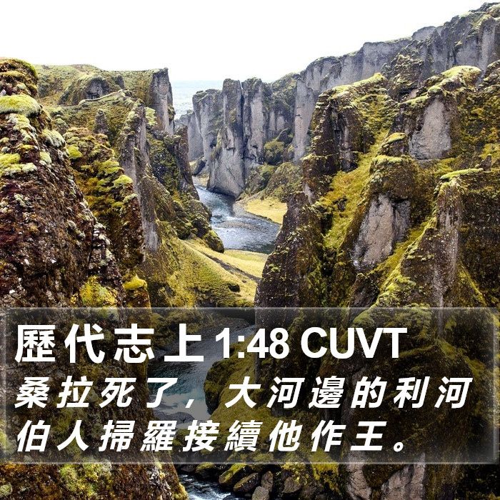 歷 代 志 上 1:48 CUVT Bible Study