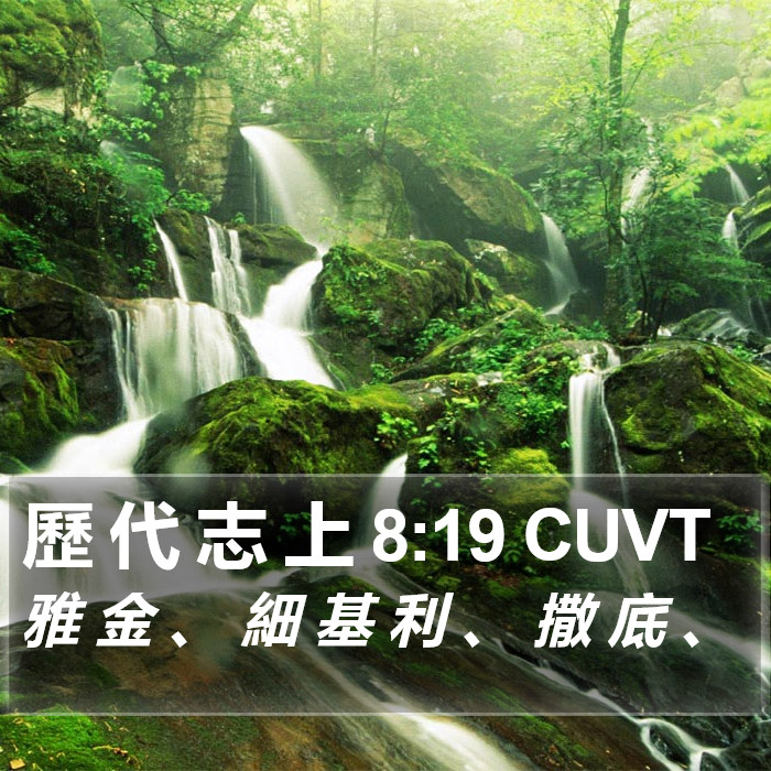 歷 代 志 上 8:19 CUVT Bible Study